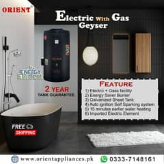 Electric + Gass Geyser