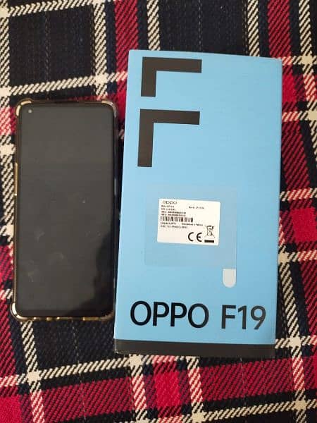 oppo f19 6 gb 128gb rom good condition good working screen damage 1