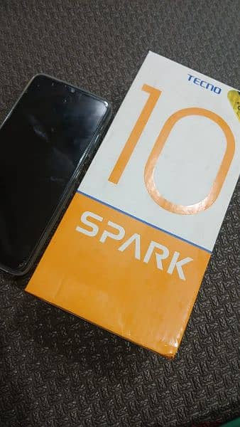 Tecno spark ,10 2 months warranty with free mobile cover 3