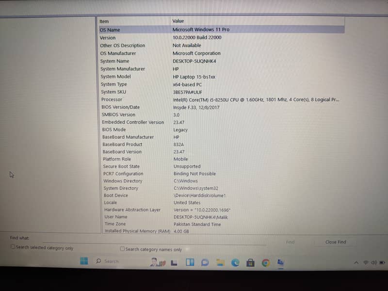 Hp Laptop i5 8th generation 2