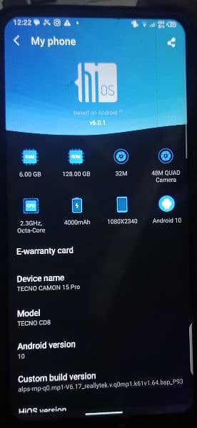 Tecno camon 15 pro 2