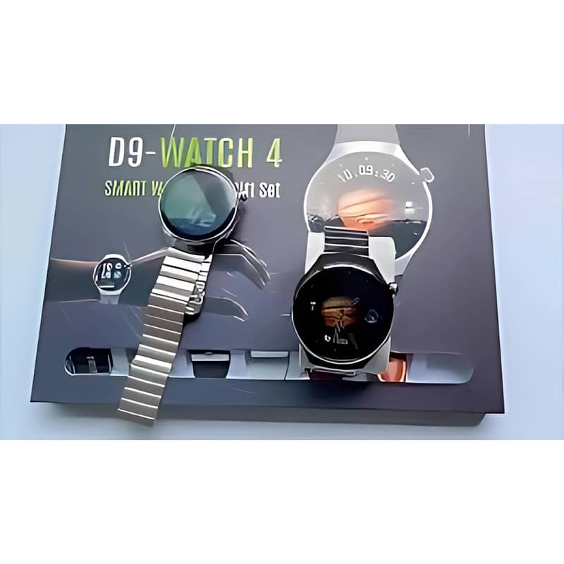 D9-watch 4 smart watch-2024 new trending- Set 7 strap big screen 1