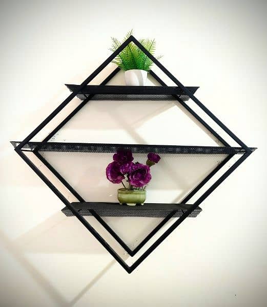 DIAMOND SHAPE WALL RACK 0