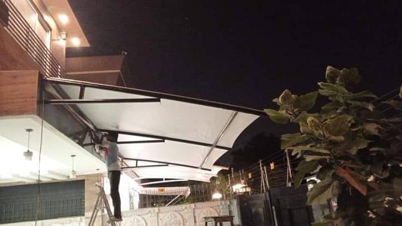 Car Parking Structure | Porch shed | Wall Shed | PVC Tensile 1