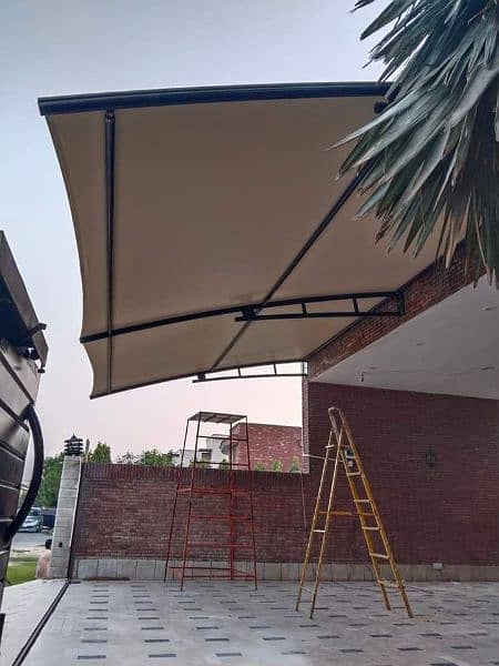 Car Parking Structure | Porch shed | Wall Shed | PVC Tensile 5