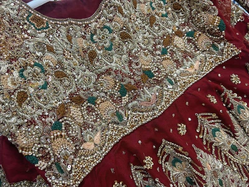 Bridal Lehnga, Dupatta, short tail Frok 0