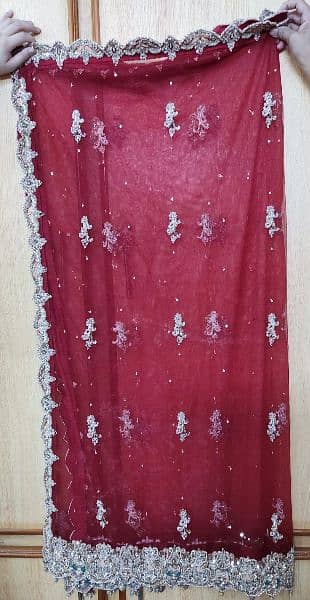 Bridal Lehnga, Dupatta, short tail Frok 15