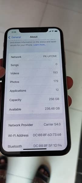 x 256gb non pta Face ID issue panel change working good condition 10 9 5