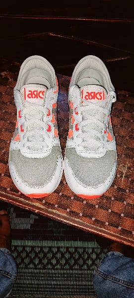 ASICS Lyte Classic White / Sunrise Red 2