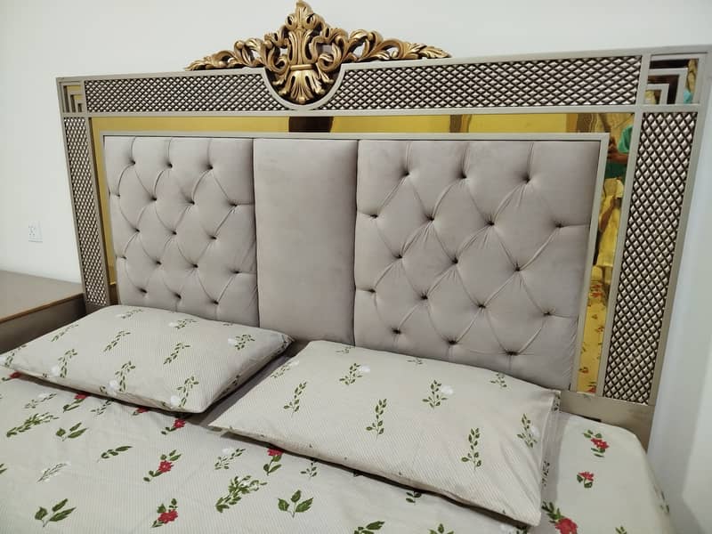 king size bed\double bed\wooden bed\Poshish bed\luxury bed/bed set 2