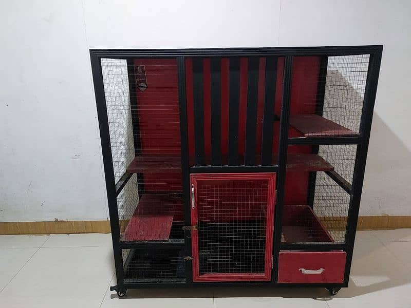 Cat wooden cage 1