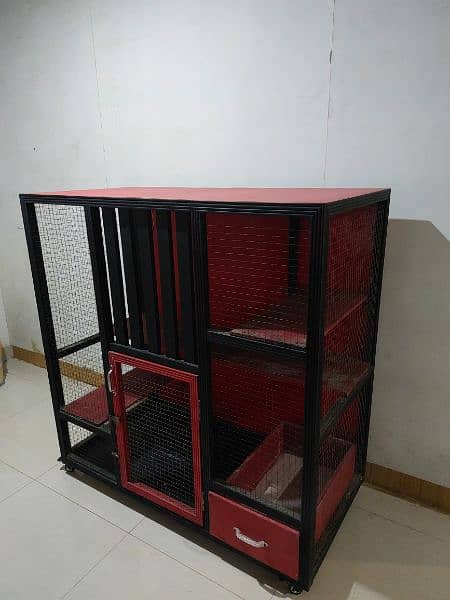 Cat wooden cage 3