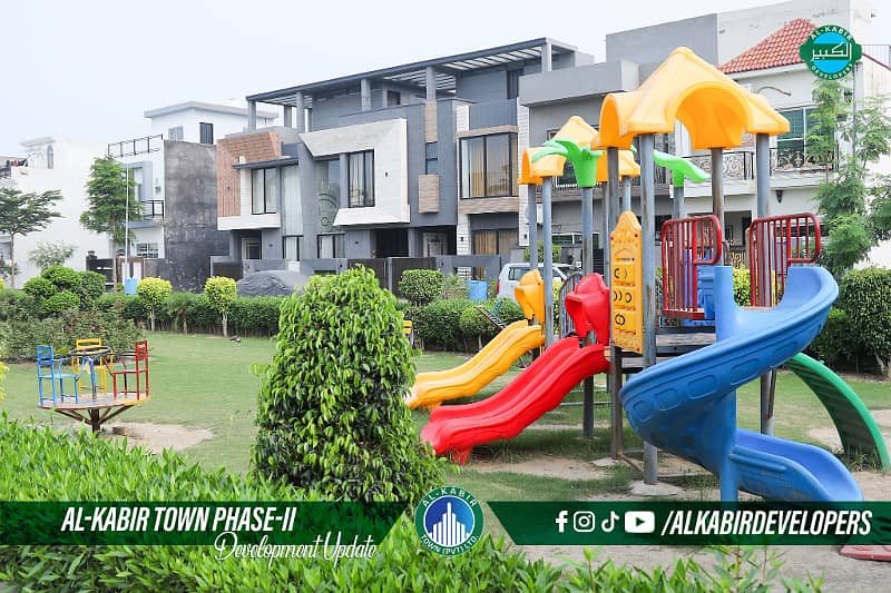 5 MARLA RESIDENTIAL CORNER PLOT FOR SALE WITH POSSESION IN AL KABIR TOWN PHASE 2 BLOCK A 25