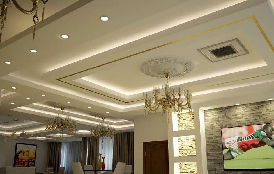 POP Ceiling/Roof Ceiling/Gypsum Ceiling/Plastir of paris ceiling 1