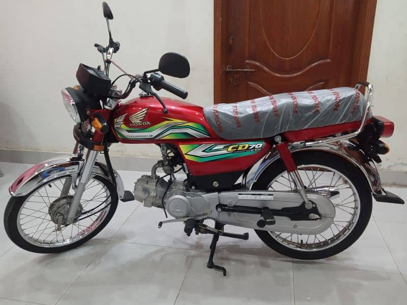 Honda CD70 Brand New (2023) All Punjab Number, Call 03047646757 11