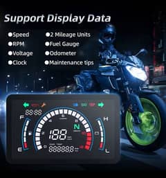 Speedometer | Tachometer Digital Motorbike