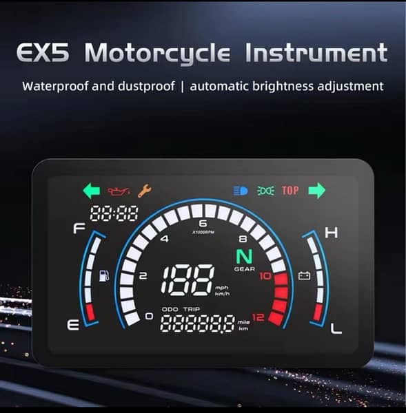 Speedometer | Tachometer Digital Motorbike 1