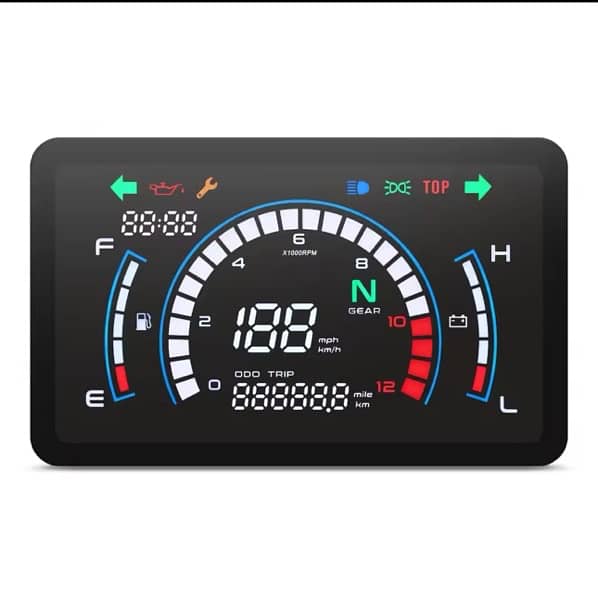 Speedometer | Tachometer Digital Motorbike 3