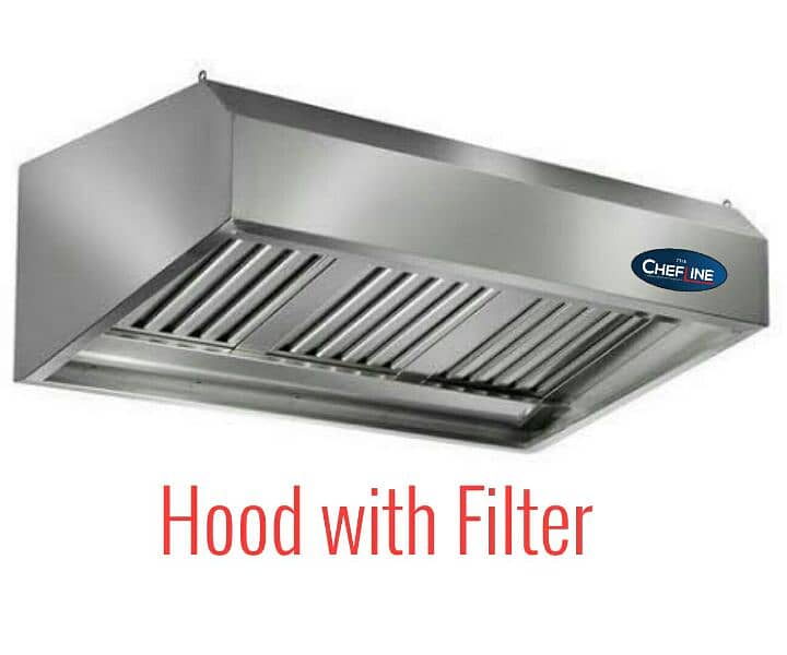 Restautant commercial kitchen hood  ducting fryer grease filters 3