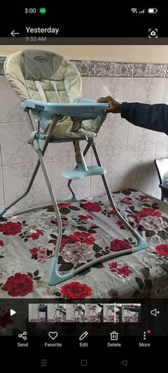 Baby chair, high chair, baby seat, baby folding chair