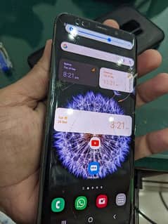 Samsung S9+ PTA , working ok but LCD crack and back 0