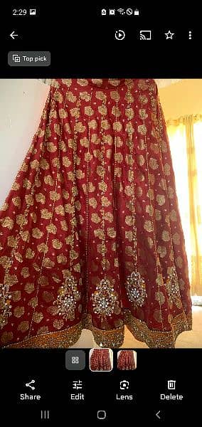 bridal red sharara 1