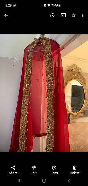 bridal red sharara 2