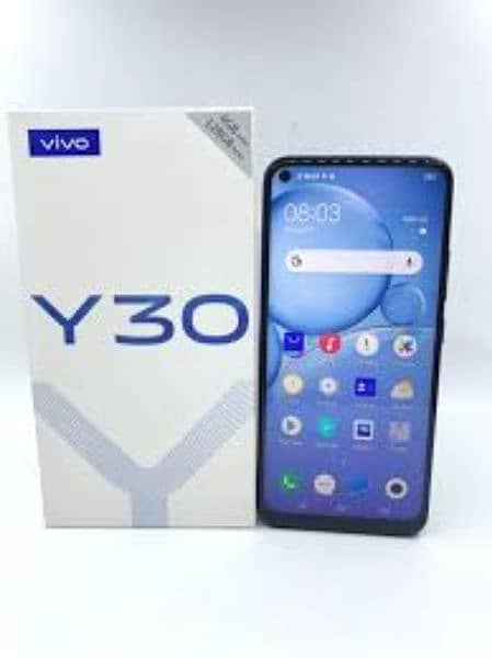 Vivo y30 mobile 4/128GB full box for sale 1