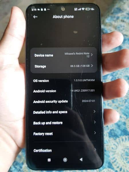 Redmi Note 12 used for 1 year 4