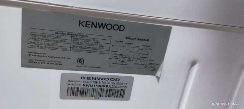 Brand New Kenwood machine 6