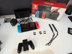 Nintendo Switch Original with Games gaming console for home