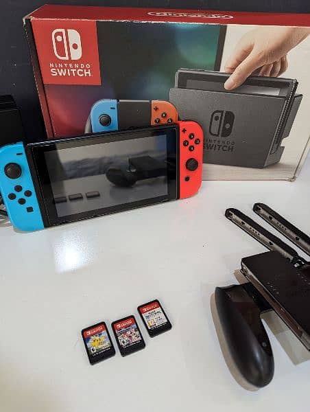 Nintendo Switch Original with Games gaming console for home 6