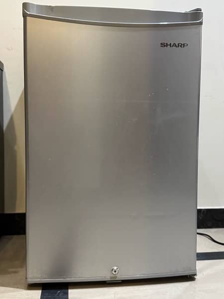 Sharp small fridge almost new 2