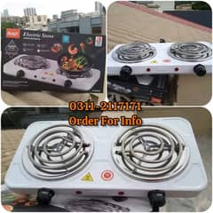 Electric Stove Single Double Available Easy Home Use