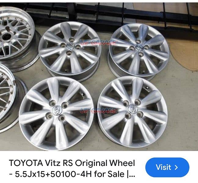 Toyota Vitz Aqua 15 inch Rims Japan 0