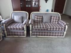 3-2-1 sofa set with 1 centre table and 2 side tables