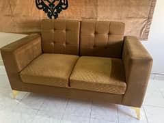 Brown sofa set