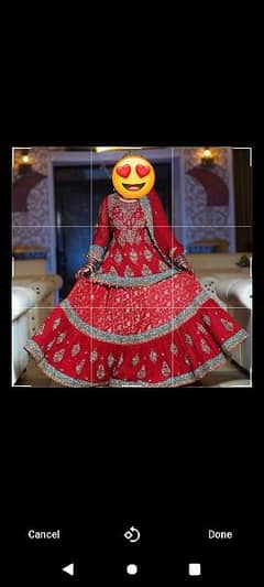 red bridal wedding dress