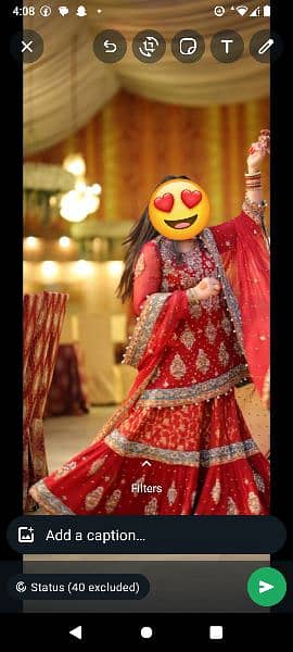 red bridal wedding dress 1