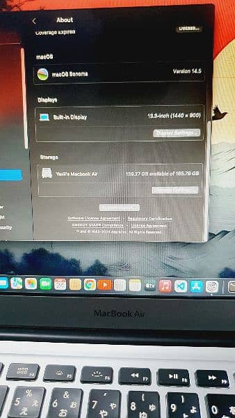 MacBook Air 2013 A1466 Model 8GB Ram And 256GB Ssd With Dual boot 11