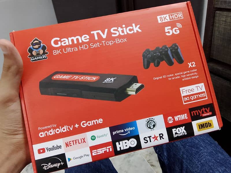 Q9 ANDROID TV + GAME STICK  Dual System 0