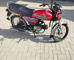 HONDA CD70 FOR SALE RED COLOUR registration in 2013