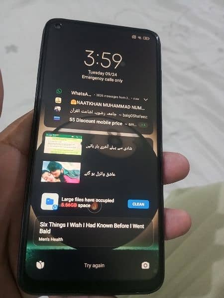 Redmi note 9  6gb 128gb non pta no open no repair condition pictre may 3