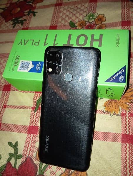 Infinix hot 11 play 4gb 64gb pta official aproved 3