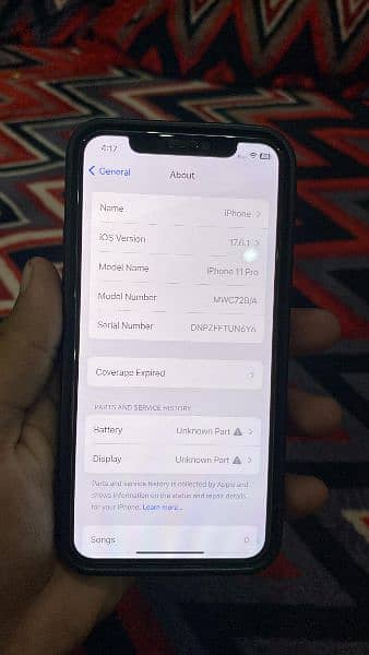 Iphone 11 pro PTA approved 64gb black color 9