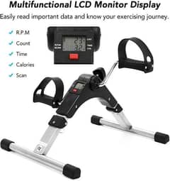 Digital Display Exercise Bike | Portable Gym Cycle