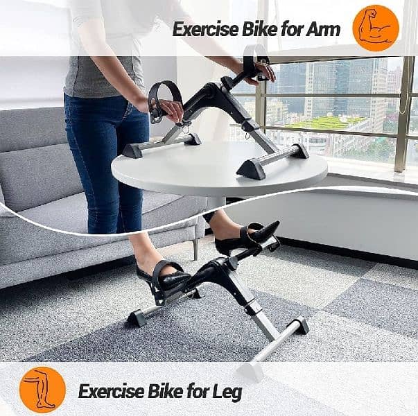 Digital Display Exercise Bike | Portable Gym Cycle 7