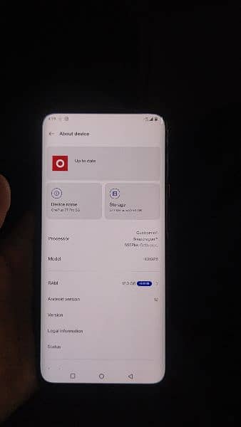 oneplus 7t Pro 5G 12+3gb ram 256gb romSnapdragon 855 pubg 90 FPS 8