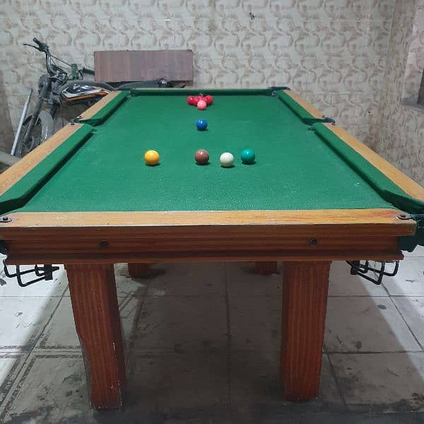 3.5/7 snokker table fore sel 1 piece solid marble 1