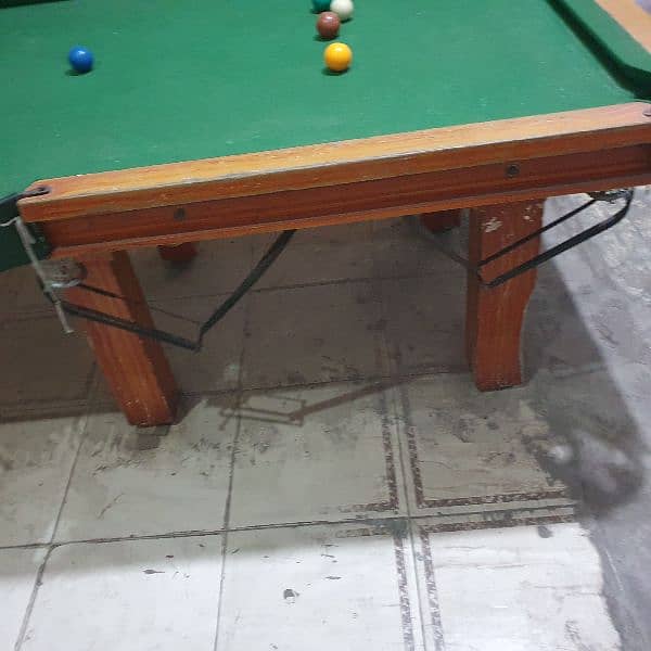 3.5/7 snokker table fore sel 1 piece solid marble 3